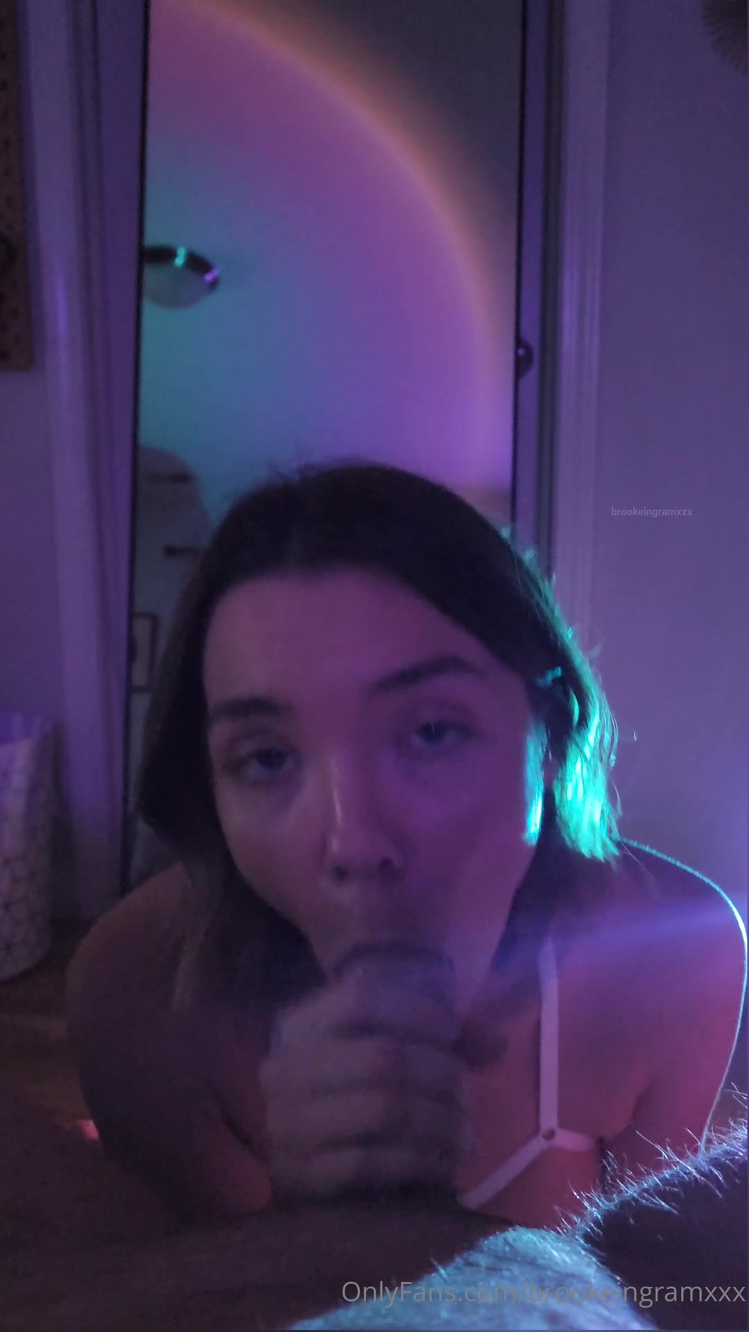 Making Love To His Dick Before Bed