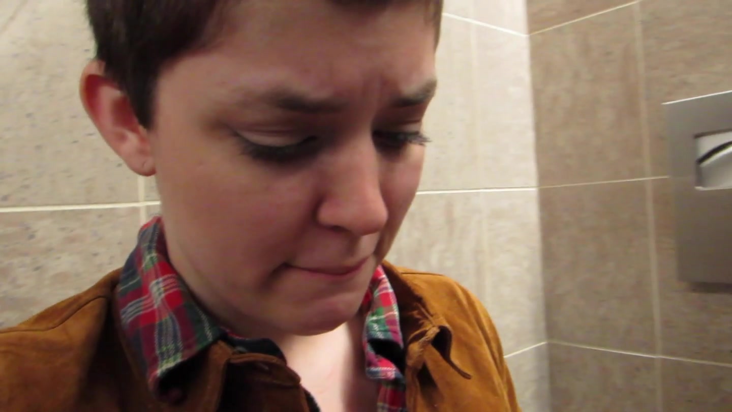 Stranger's Pill: Airport Bathroom Squirt