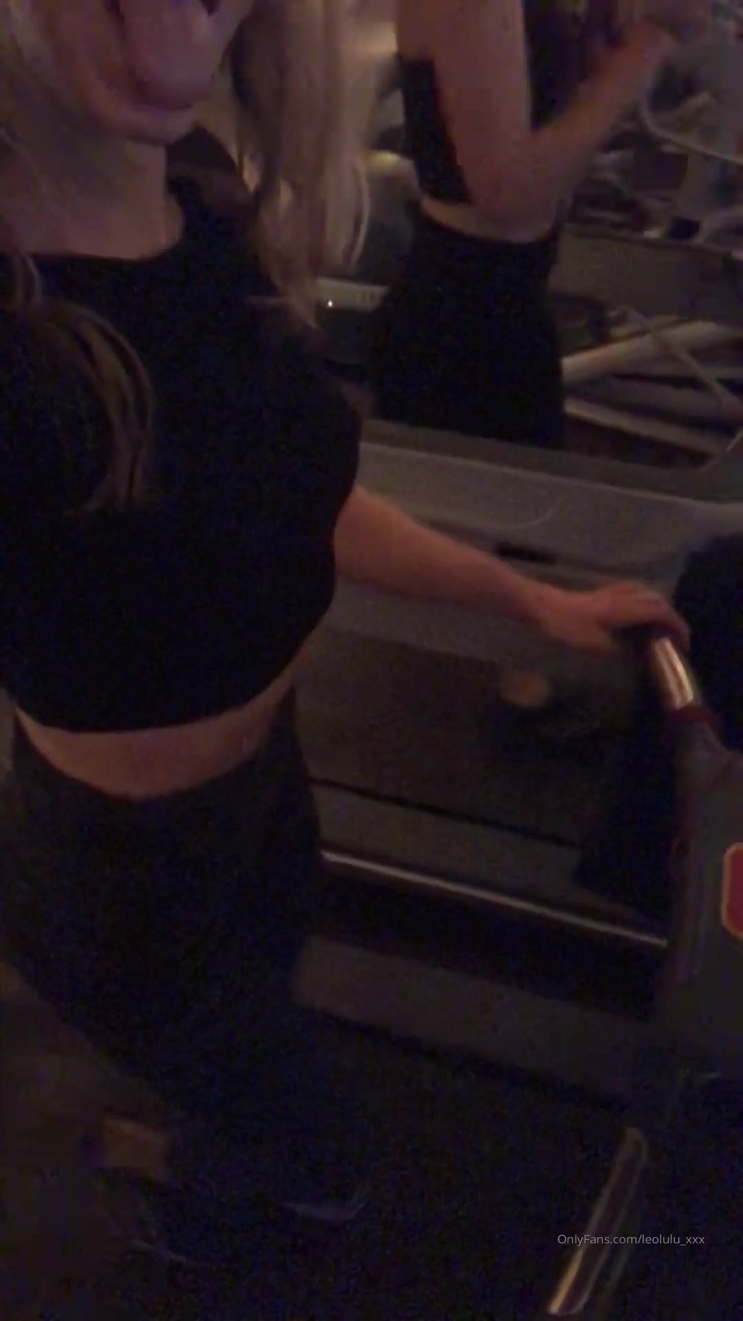 Flashing My Boobs On The Treadmill At The Gym!