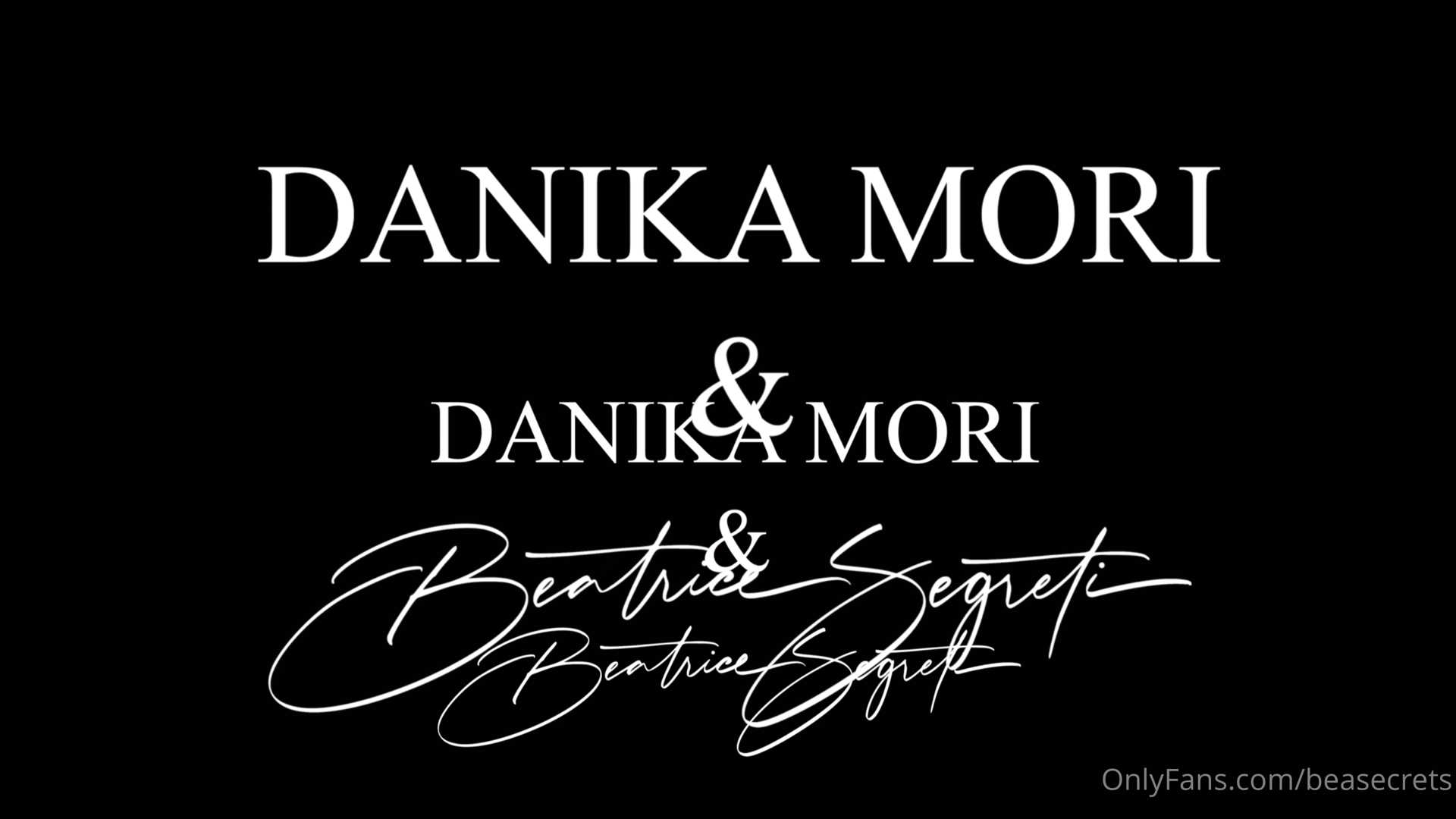 **New Threesome With Danika And Steve Mori**