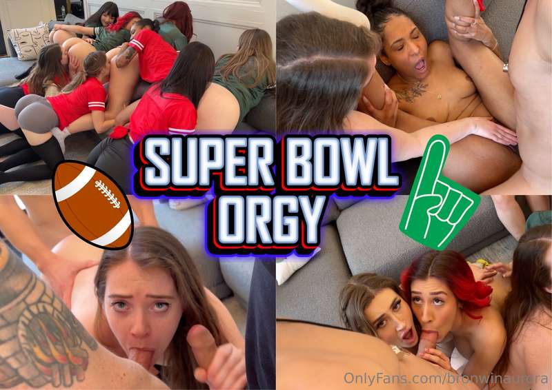 11 Person Super Bowl Orgy! + I Fucked 3 Guys At Once!!