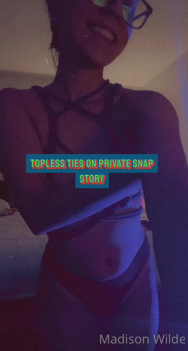 Watch Me Show Off This Topless Tie!