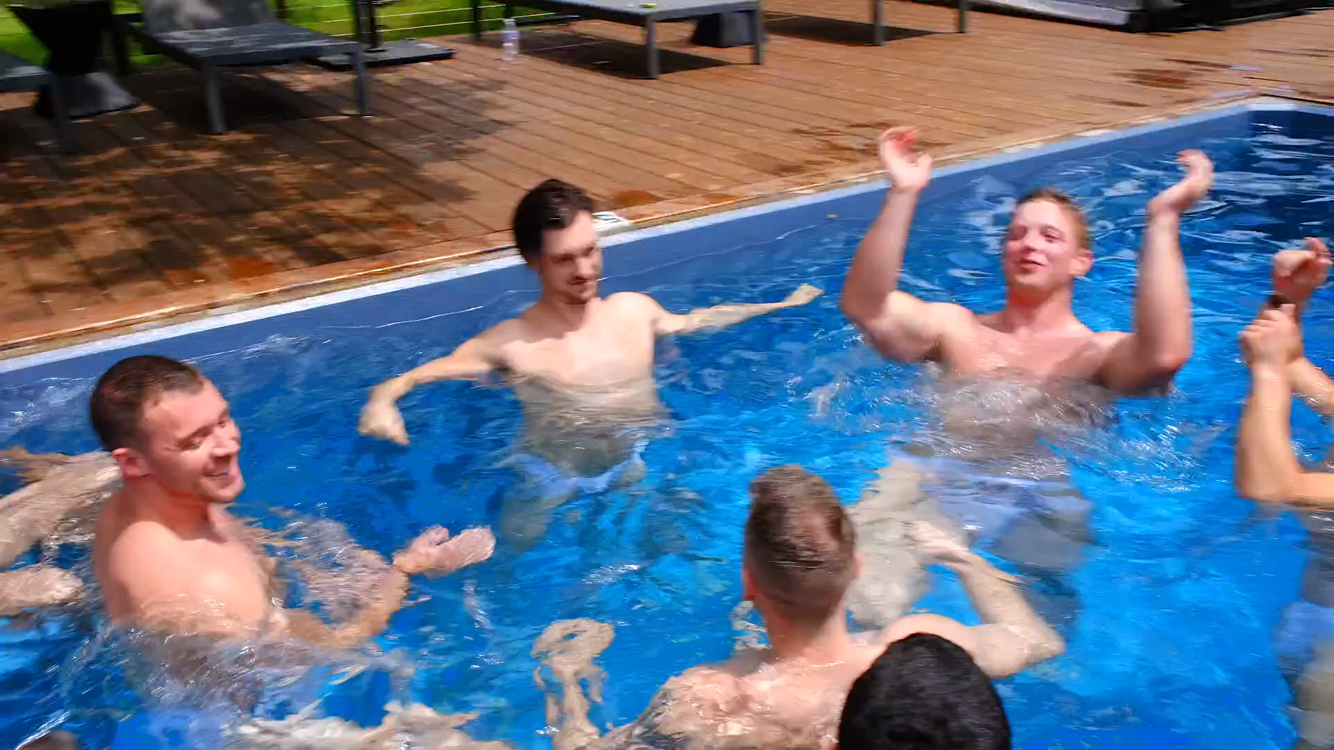 Hot Group Rimming Scene From The Summer House 3