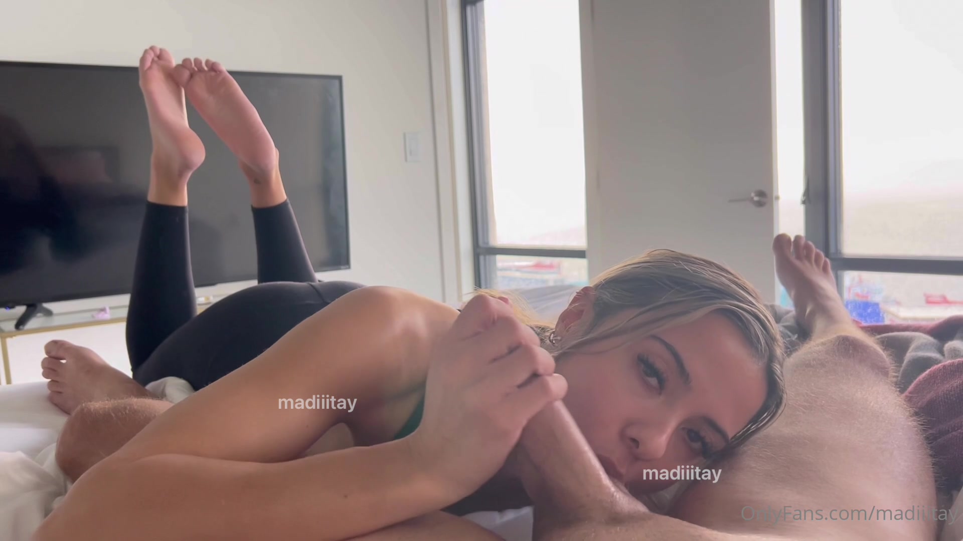 Came Home From The Gym And Woke Him Up With A BJ