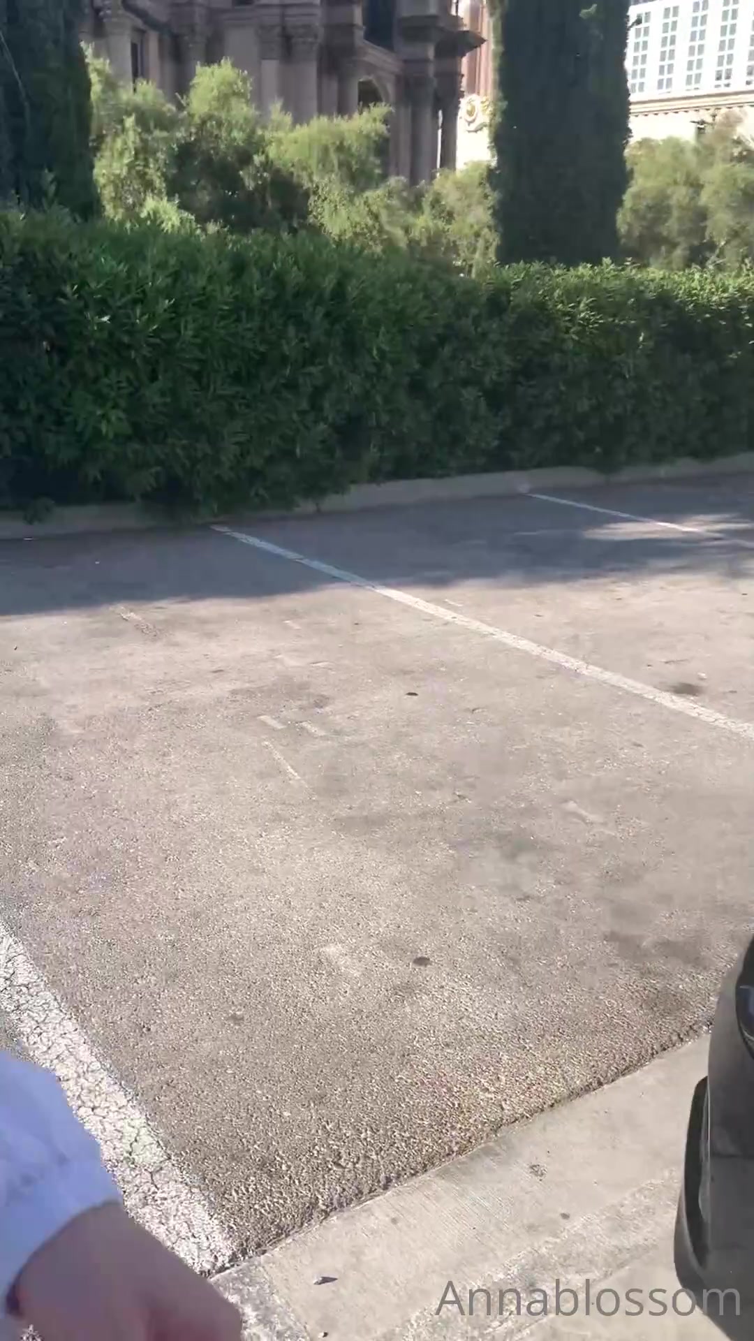 Car BJ In Parking Lot