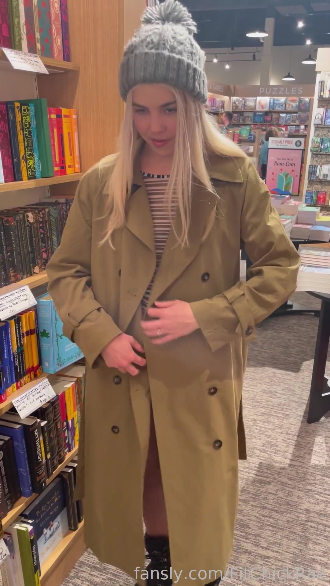 This Bookstore Was Small And Crowded, But I Managed To Get A Quick Flash In