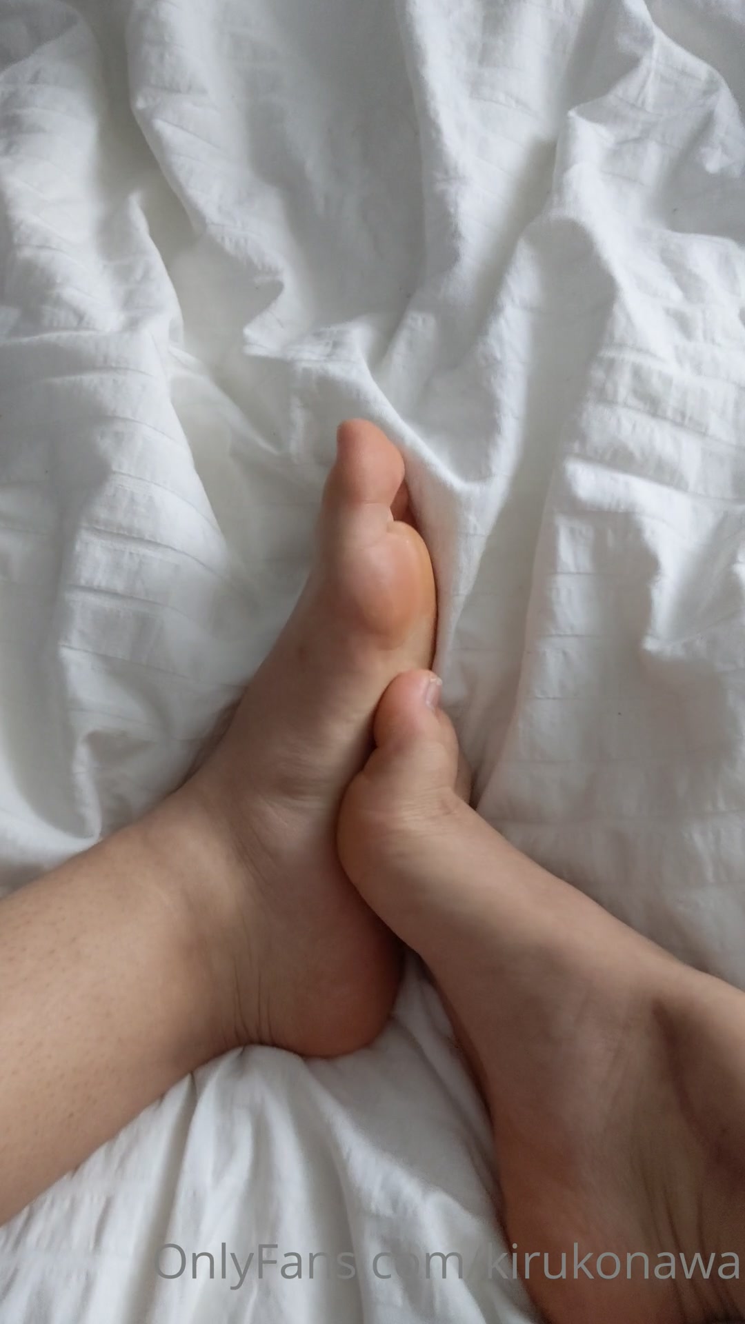 Rubbing Feet Together