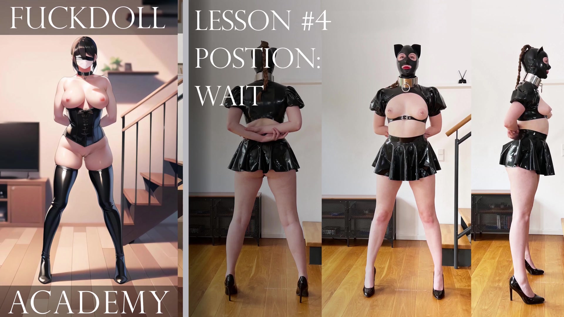 Fuckdoll Academy - Lesson #4 Position Training: Wait
