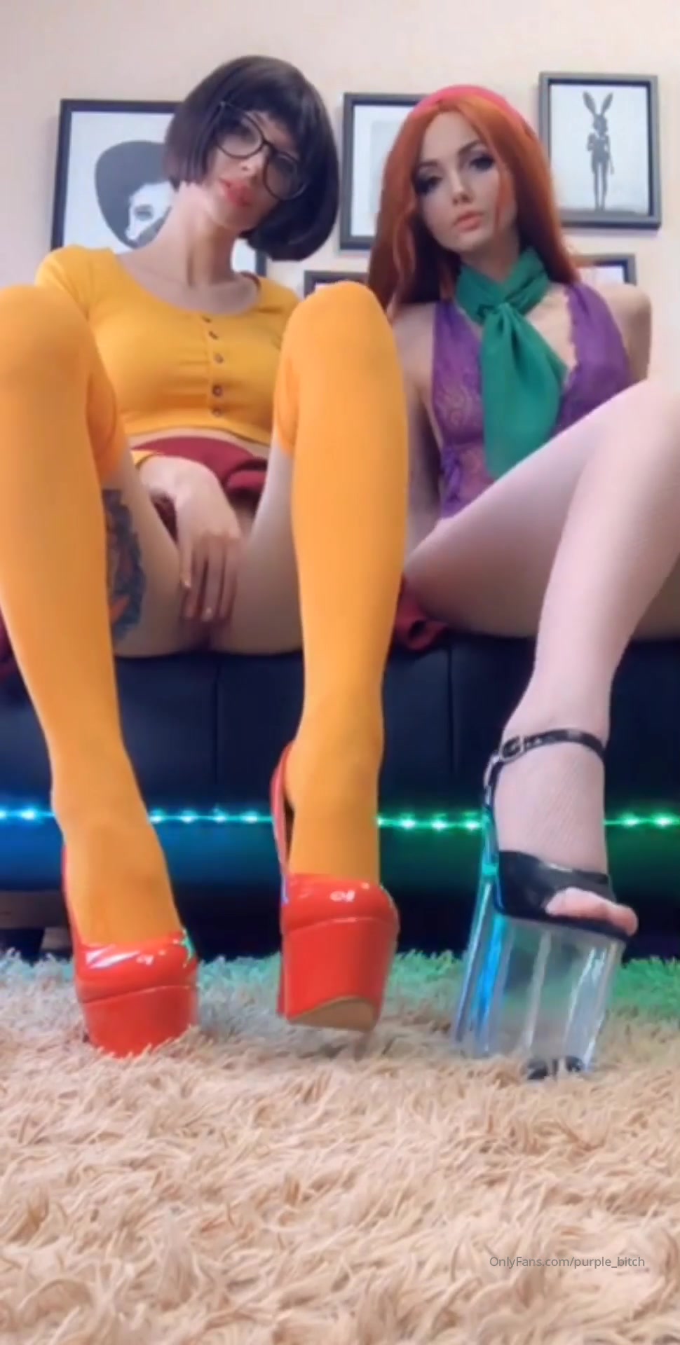I Love This Outfits And The Video That We Shot With Weird, But Cool Scoobydoo's Dildo