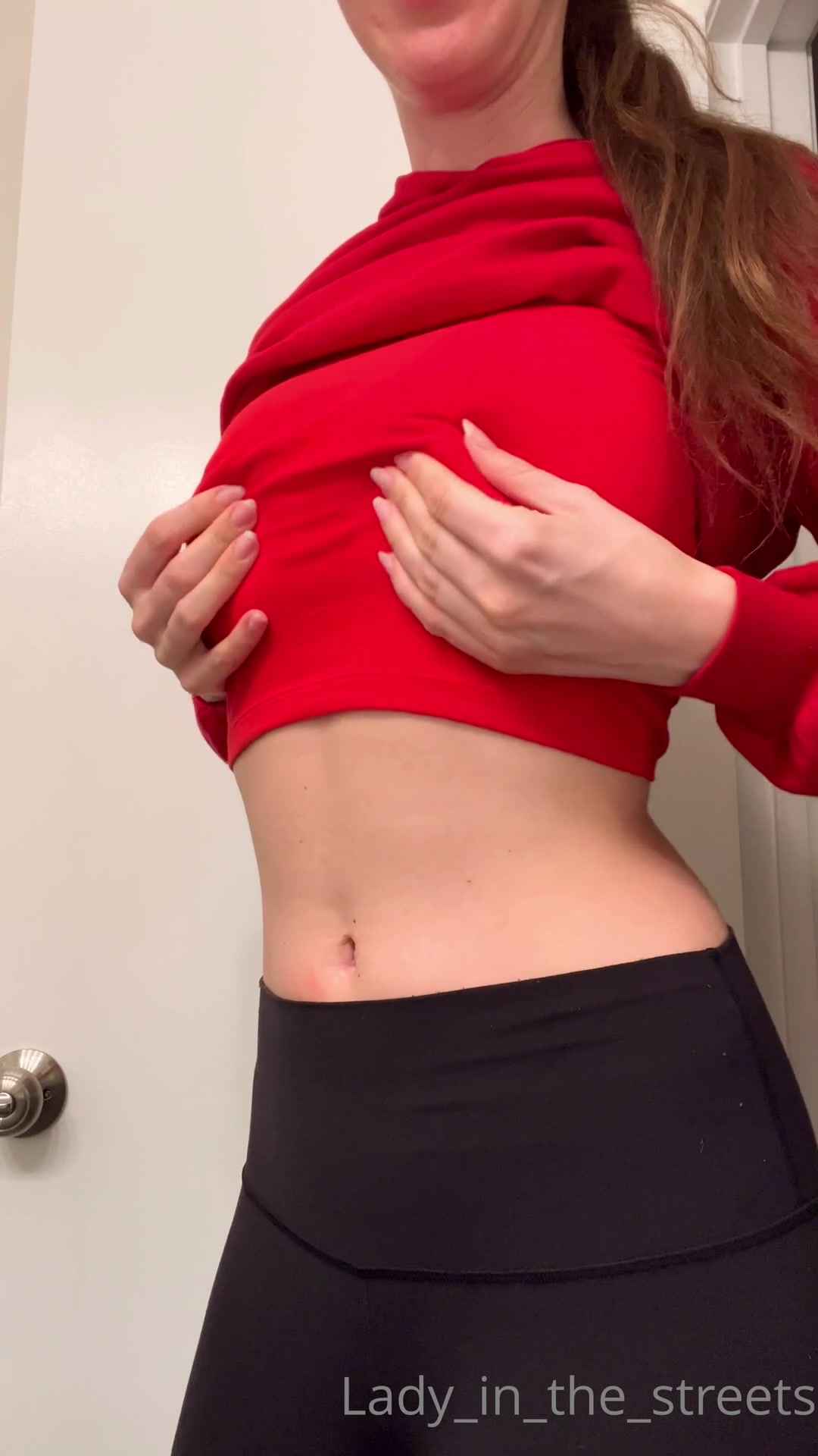Even The Handprint On My Butt Matches My Red Theme ;)