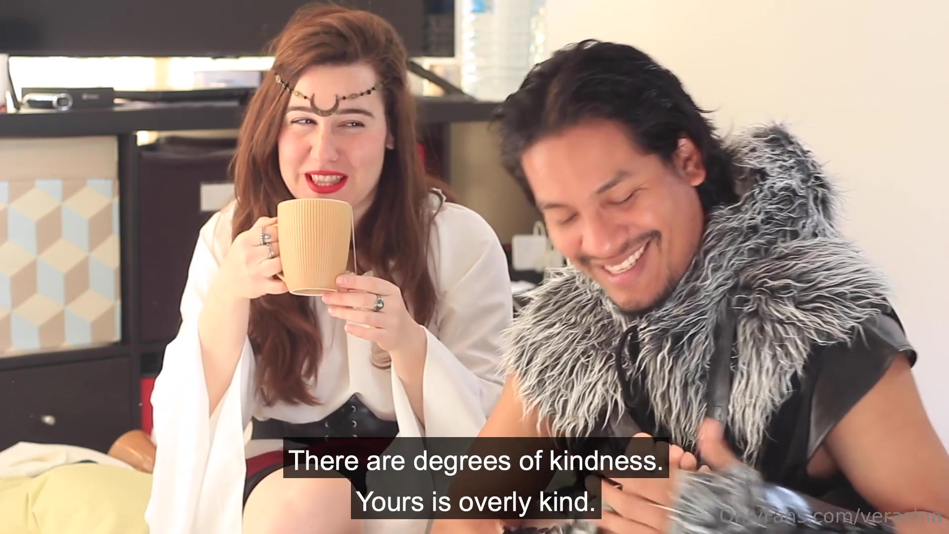 The Viking Try To Seduces The Peasant, But She's Lesbian