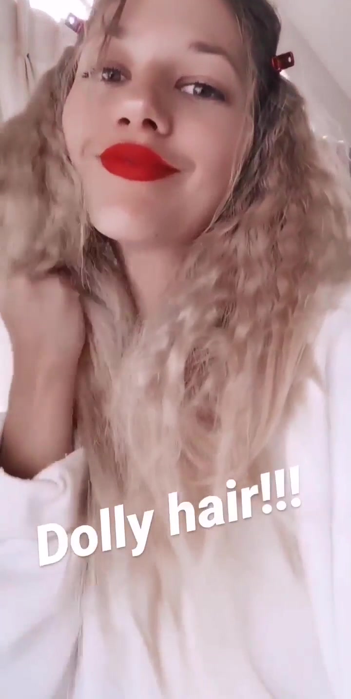 1 Goofy, 1 Sexy And 1 Clip From My Dolly-Hair Day This Week C: