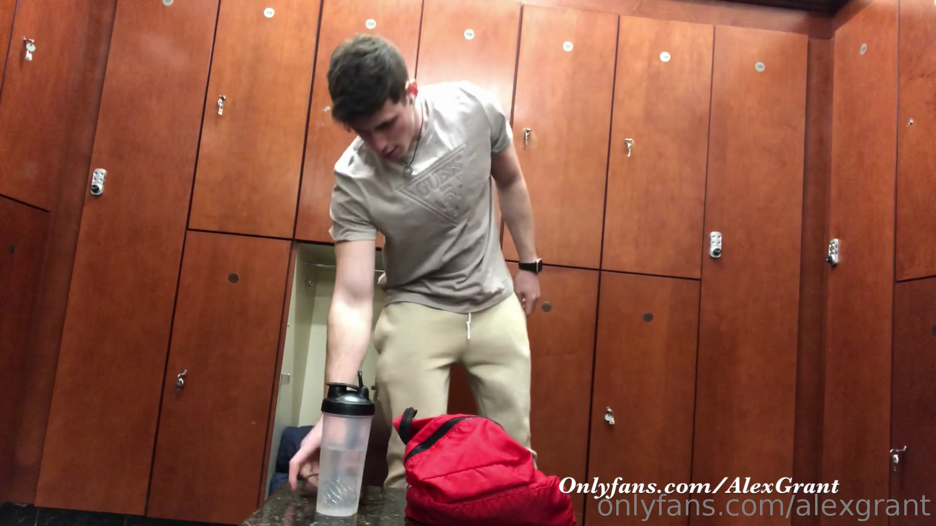 There Was A Guy Watching Me Film This In The Locker Room Haha